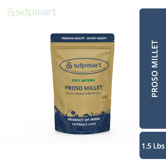 SDPMart Premium Proso Millet (Unpolished)1.5 LB